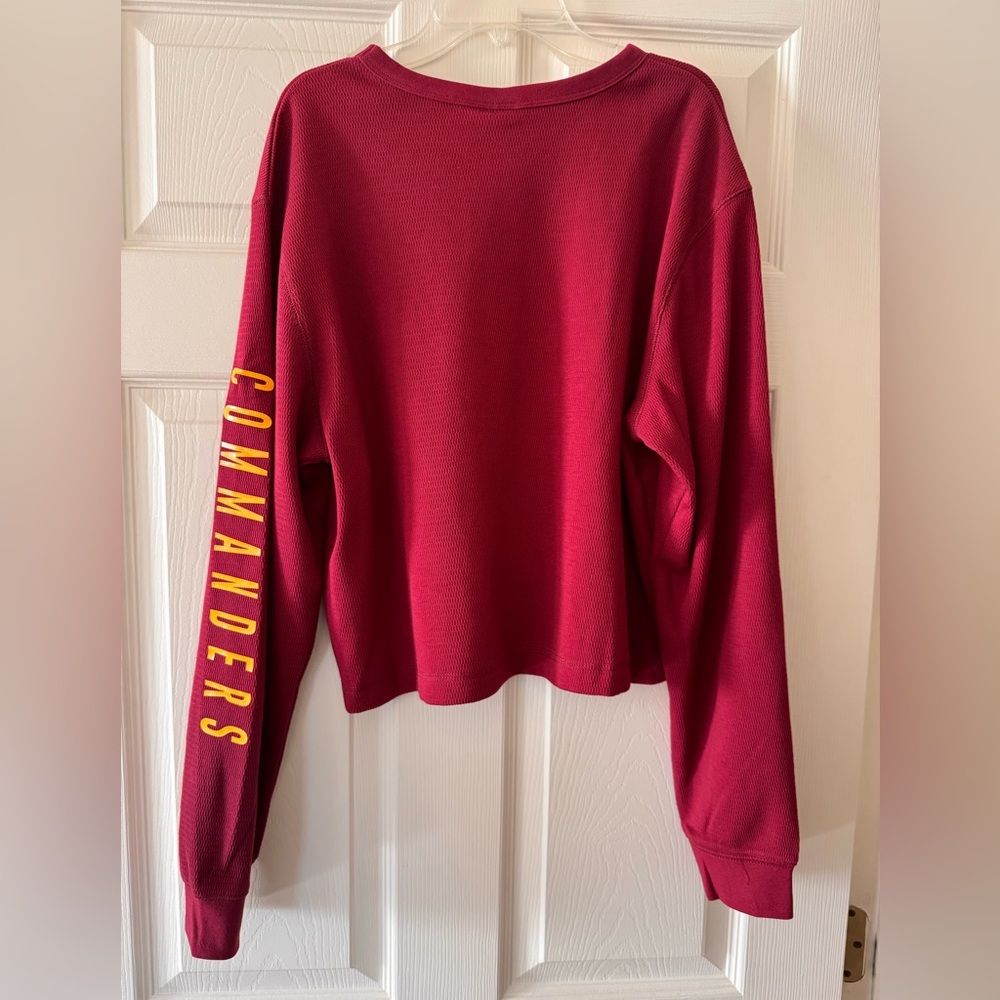 Washington Commanders Burgundy Long Sleeve Women's Medium